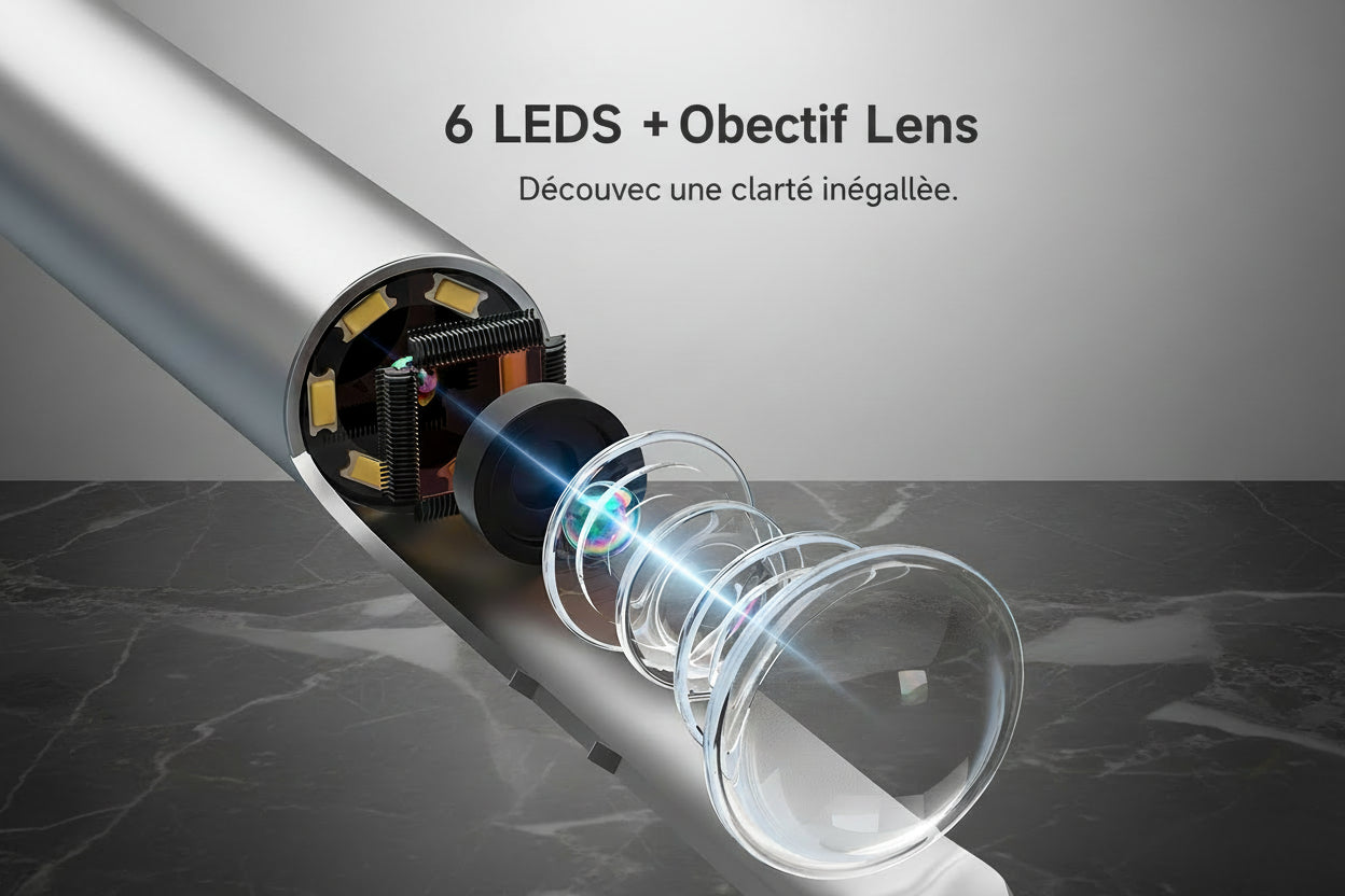 AUDICLEAN™ – L’Otoscope Intelligent pour des Oreilles Propres, Saines et en Toute Sécurité