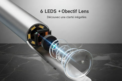 AUDICLEAN™ – L’Otoscope Intelligent pour des Oreilles Propres, Saines et en Toute Sécurité